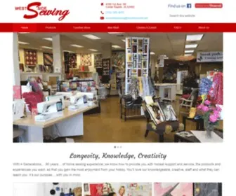 Westsidesewing.com(Cedar Rapids) Screenshot