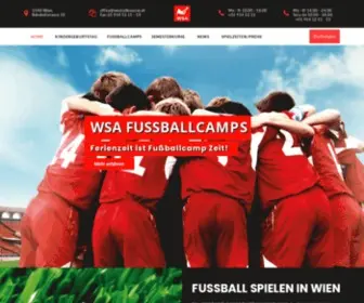 Westsidesoccer.at(Fußballplätze und Fußballhallen in Wien) Screenshot