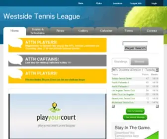 Westsidetennisleague.com(Westside Tennis League) Screenshot