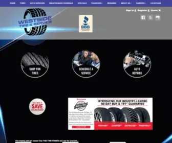 Westsidetireservice.com(Westside Tire & Service) Screenshot