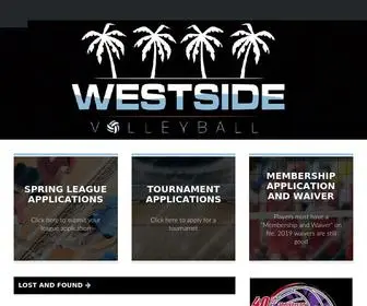 Westsidevolleyball.com(Westside Volleyball) Screenshot