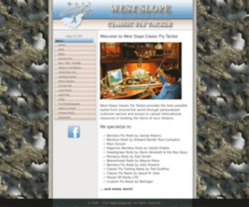 Westslopefly.com(West Slope Fly) Screenshot