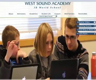 Westsoundacademy.org(West Sound Academy) Screenshot