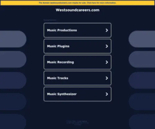 Westsoundcareers.com(Westsoundcareers) Screenshot