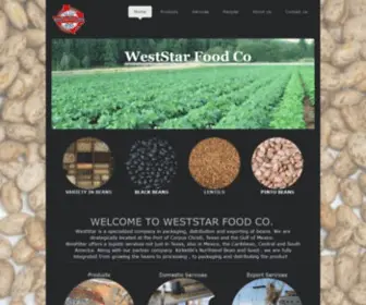 Weststarfood.com(Wholesale Dry Bean) Screenshot