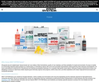 Westsystem.com(WEST SYSTEM Epoxy) Screenshot