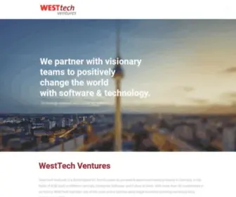 Westtechventures.de(WestTech Ventures) Screenshot