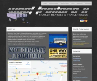 Westtrailers.co.za(West Trailers) Screenshot