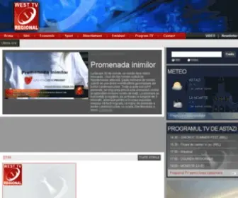 Westtv.ro(West TV) Screenshot