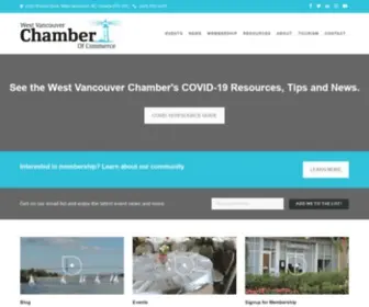 Westvanchamber.com(West Vancouver Chamber of Commerce) Screenshot