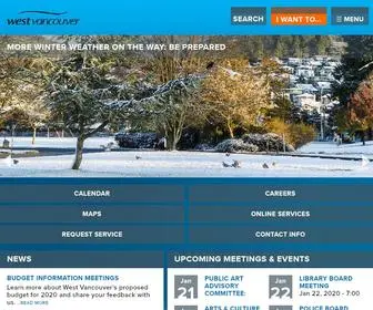 Westvancouver.ca(District of West Vancouver) Screenshot