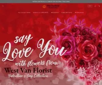 Westvanflorist.com(West Van Florist Home & Garden) Screenshot