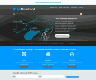 Westvirginia.com(West Virginia Broadband) Screenshot