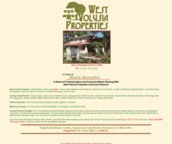 Westvolusiaproperties.com(Historic Homes for Sale DeLand) Screenshot