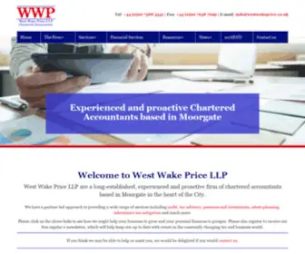 Westwakeprice.co.uk(Chartered Accountants) Screenshot