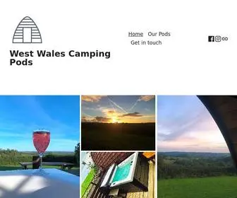 Westwalescampingpods.co.uk(The Pod Life) Screenshot