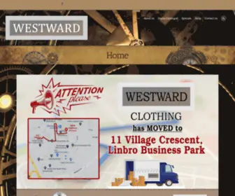 Westward-Clothing.co.za(Westward Clothing) Screenshot