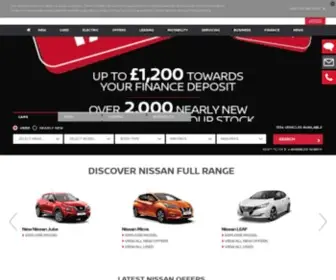 Westwaynissan.co.uk(New Nissan Cars & Vans For Sale at West Way) Screenshot