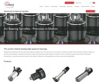 Westwind-Airbearings.com(Westwind Air Bearing Spindles) Screenshot