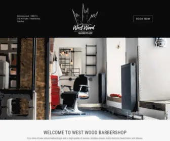 Westwoodbarber.com(Barbershop) Screenshot