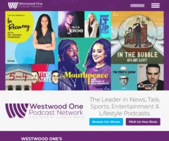 Westwoodonepodcasts.com(Westwood One Podcast Network) Screenshot