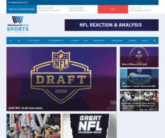 Westwoodonesports.com(Radio Home of the NFL NHL NCAA Football March Madness Olympics and Masters) Screenshot