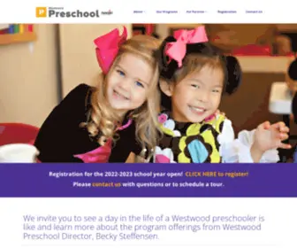 Westwoodpreschool.org(Westwoodpreschool) Screenshot