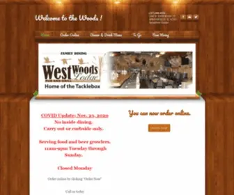 Westwoodslodge.com(The Woods) Screenshot