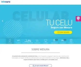 Wesura.com(Wesura seguros colaborativos) Screenshot