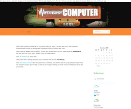Wet-Coast.com(WordPress) Screenshot