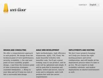 Wet-Floor.com(Wet-floor, cutting edge web apps) Screenshot