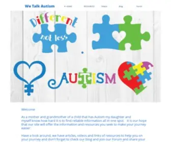 Wetalkautism.com(Wetalkautism) Screenshot