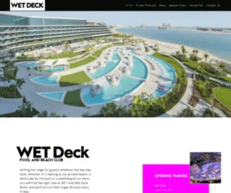 Wetdeckdubai.com(Wet Deck) Screenshot