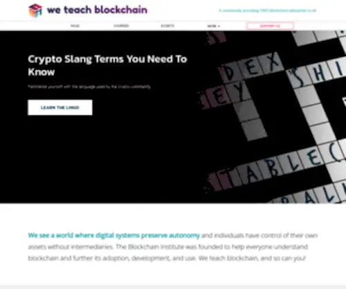 Weteachblockchain.org(Weteachblockchain) Screenshot