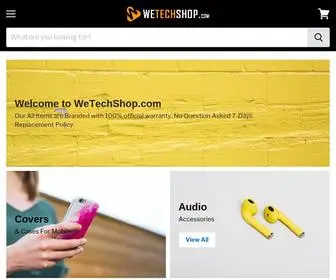 Wetechshop.com(Pakistan's No.1 Cool Tech Store) Screenshot