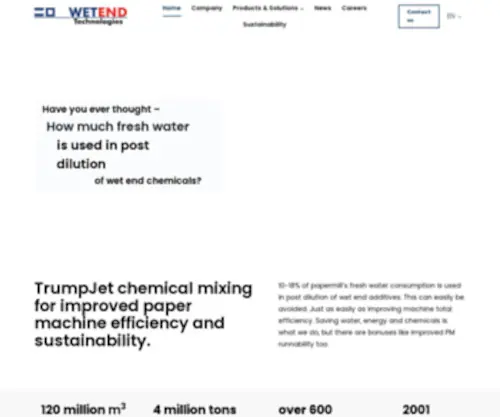Wetend.com(Wetend Technologies Ltd) Screenshot