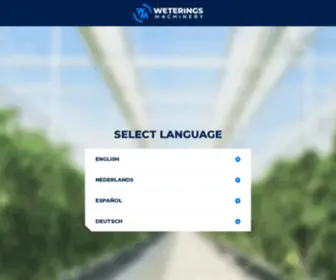 Weterings.com(Weterings Machinery) Screenshot