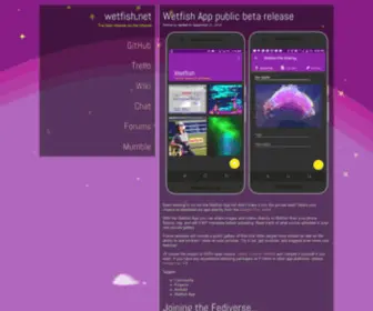 Wetfish.net(HTML) Screenshot