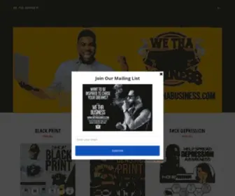 Wethabusiness.com(We Tha Business) Screenshot