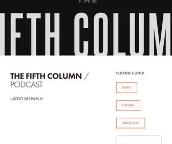 Wethefifth.com(The Fifth Column) Screenshot