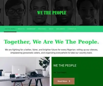 Wethepeople.org.ng(We The People) Screenshot