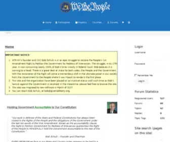 Wethepeopleofny.org(We The People of New York) Screenshot