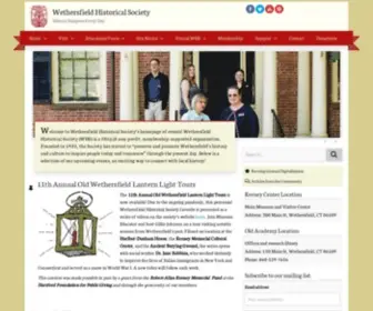 Wethersfieldhistory.org(Wethersfield Historical Society) Screenshot