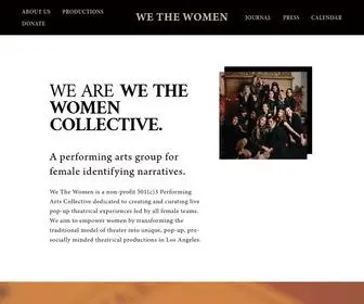 Wethewomencollective.com(WE THE WOMEN) Screenshot