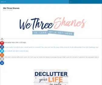 Wethreeshanes.com(We Three Shanes) Screenshot