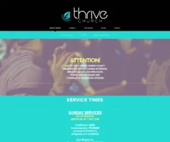 Wethrive.org(Thrive Church) Screenshot