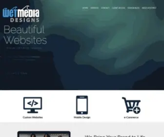 Wetmediadesigns.com(Website Design Austin) Screenshot