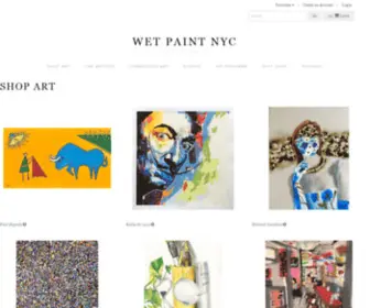 Wetpaintnyc.com(Exciting Contemporary Art for Sale) Screenshot