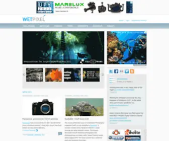 Wetpixel.com(Underwater photography) Screenshot