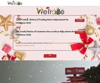 Wetradefx.com(WeTrade FX) Screenshot